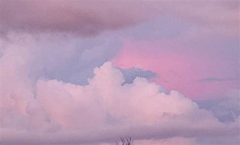 Pink Sunset Clouds after Storms Stock Image - Image of sunset, clouds ...