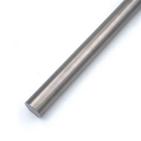 Silver Titanium Round Bar Single Piece Length 3 Meter Size 5 Mm At