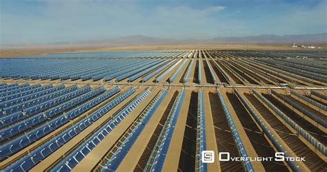 Overflightstock Ouarzazate Solar Power Station Also Called Noor