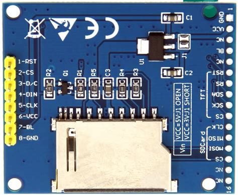 18 Inch Tft Lcd Module Display 128x160 St7735r Sd Card Avr Stm32 Arm