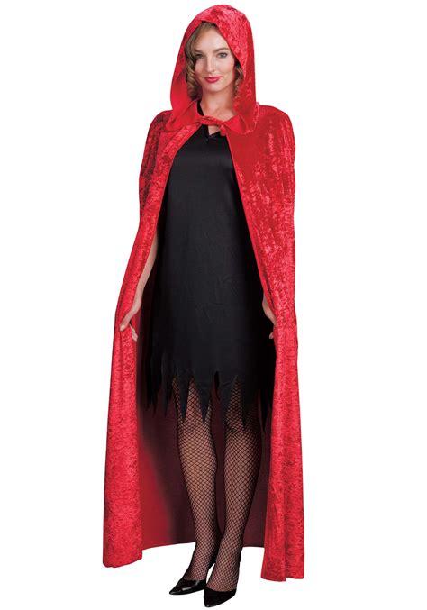 Red Velveteen Adult Cape