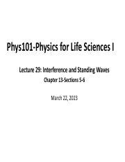 L Interference And Standing Waves Pdf Phys Physics For Life