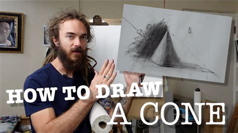 How to Draw a Cone | Fundamental Forms | Drawings, Draw, Fundamental