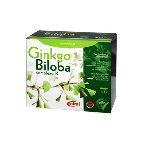 Ginkgo Biloba B Complexo Suplemento Alimentar