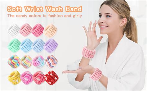 4pcs Wrist Washband For Women Girls Wrist Towels For