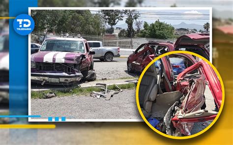 Camioneta Sin Frenos Choca Y Deja Atrapada A Mujer En Saltillo