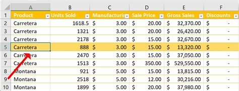 How To Highlight Active Rows In Excel