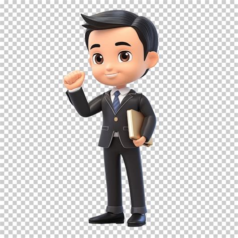 Premium Psd Businessman Cartoon Isolated