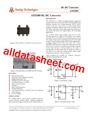 ATI2305 Datasheet PDF Analog Technologies Inc