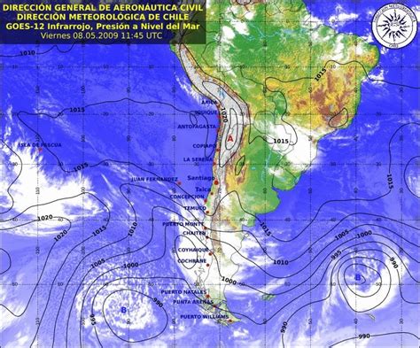 Región Metropolitana Carta Sinoptica