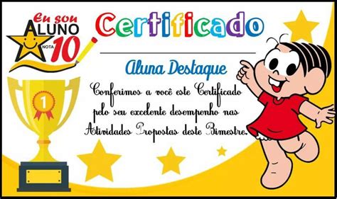 Arquivos Modelo De Certificado Infantil Atividades Para A Educa O