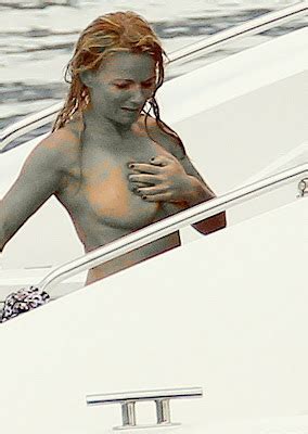 Geri Halliwell Topless Bikini Candids On A Boat Celebrity Nude Century