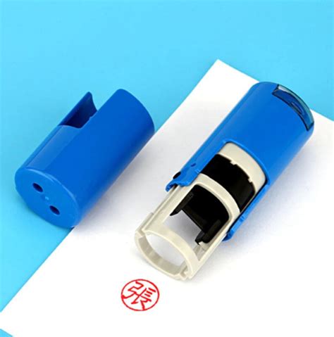 Custom Round Japanese Hanko Chop Self Inking Japanese Name - Etsy