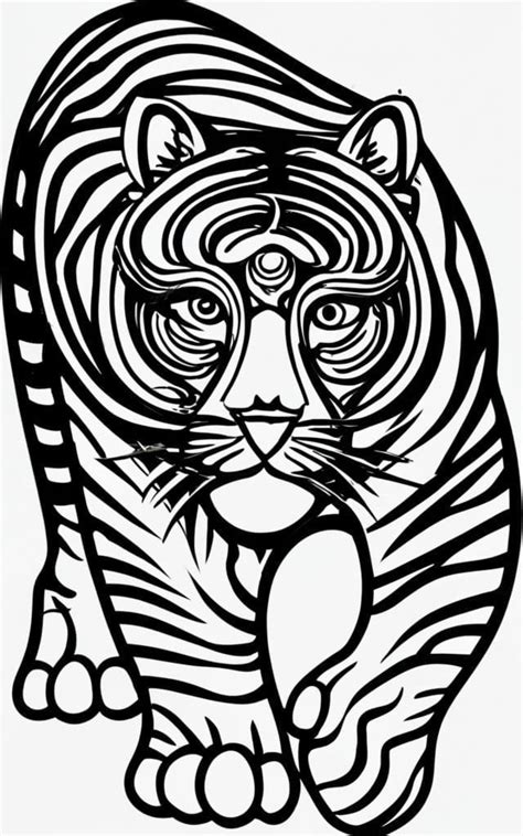 Free 10+ realistic tiger coloring pages for adults