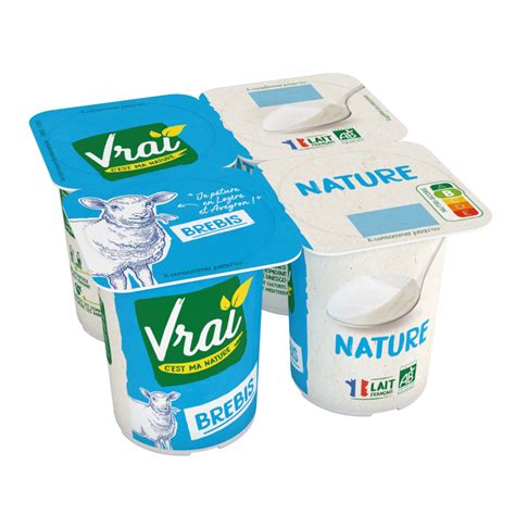 Yaourt Bio Au Lait De Brebis Nature VRAI Olga Restaurations