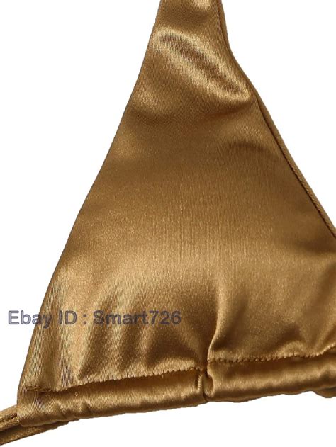 Sexy Women S Halter Top Pcs Swimsuit Tie Side Triangle Bikini Summer Beachwear EBay