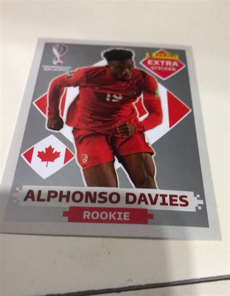 Figurinha Extra Alphonso Davies Item P Esporte E Outdoor Panini