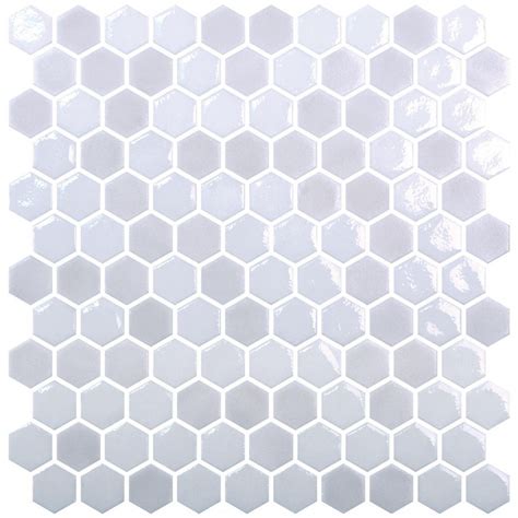 Cloud 1 Hexagon Blend Mosaic In Denver Petraslate Tile And Stone