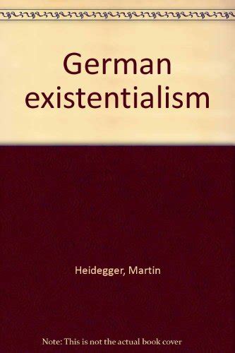 ebook: PDF⋙ German existentialism by Martin Heidegger