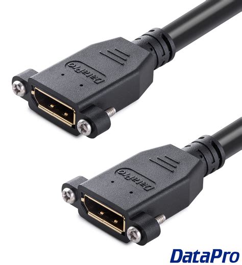 DisplayPort Dual Panel Mount F F Cable DataPro