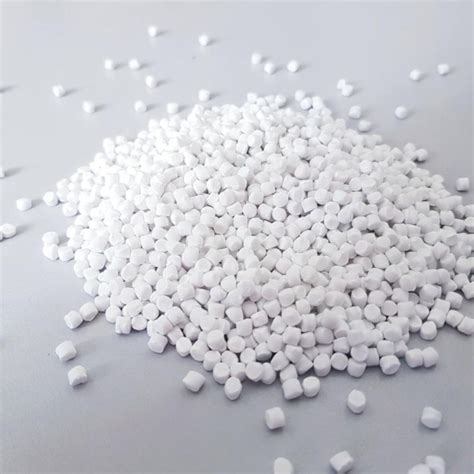 White Calcium Carbonate Filler Masterbatch Granules For Indusrtial Use