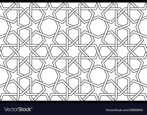 Ornament Islamic Vector Satu Trik