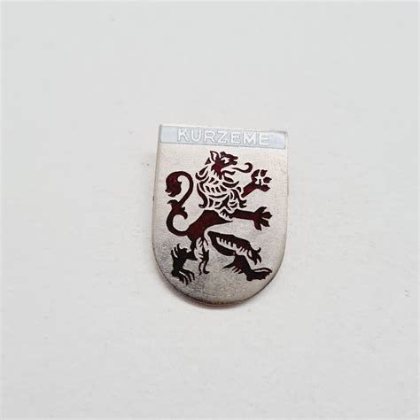 Kurzeme Pin Coat of Arms of Kurzeme Region of Latvia - Etsy