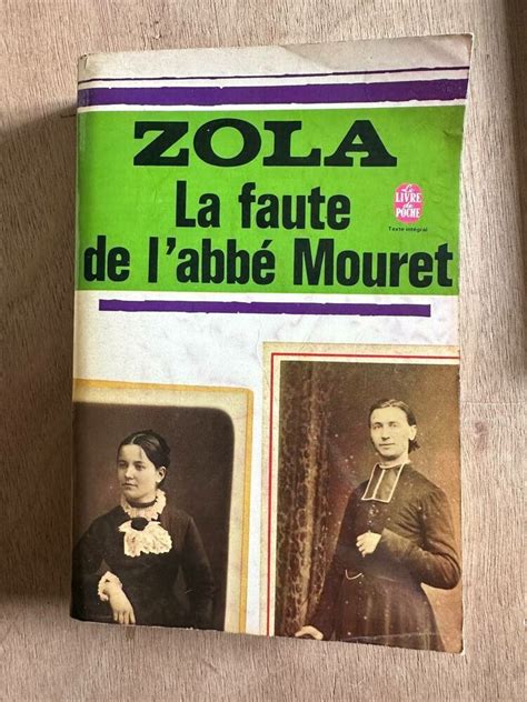 La faute de l abbé Mouret Zola Emile Bon état eBay