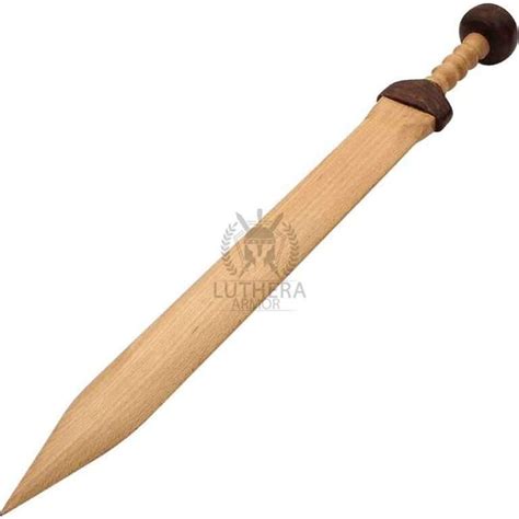 Wooden Roman Gladius Sword - Luthera Armor