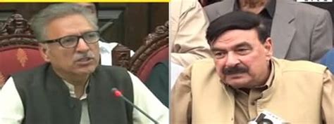 Sheikh Rasheed´s Comments On New Elected President Of Pakistan Arif Alvi