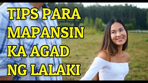 TIPS PARA MAPANSIN KA AGAD NG LALAKI YouTube