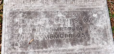 Ernest Lewis Gay Find A Grave Memorial