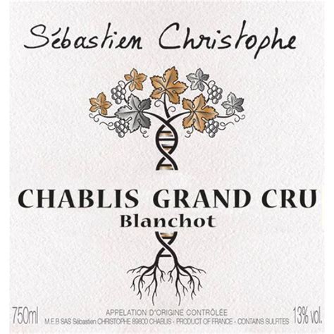 Christophe Et Fils Chablis Grand Cru Blanchot 2022 Nicholas Wines