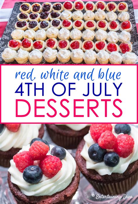 80 Patriotic Red, White and Blue Desserts For The 4th of July | 4th of