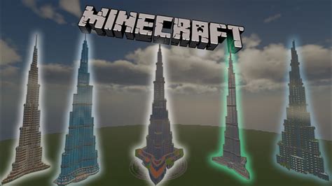 The Best Burj Khalifa Builds In Minecraft Youtube