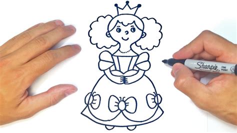 Cómo Dibujar Una Princesa Dibujo Dibujos Faciles Para CLOUD HOT GIRL