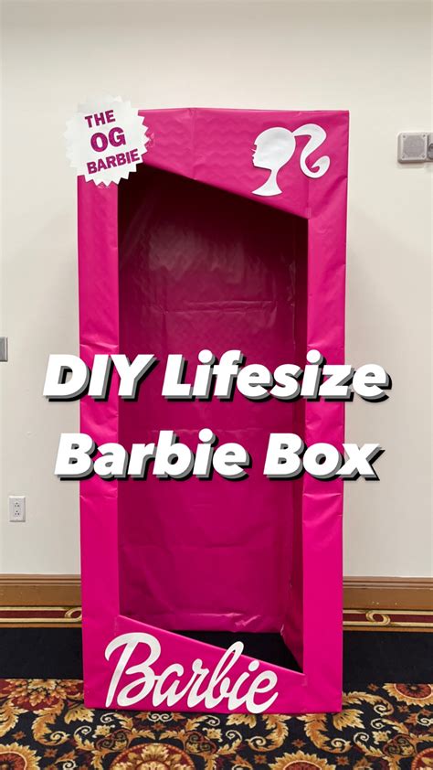 DIY Lifesize Barbie Box 3 Daughters DIY