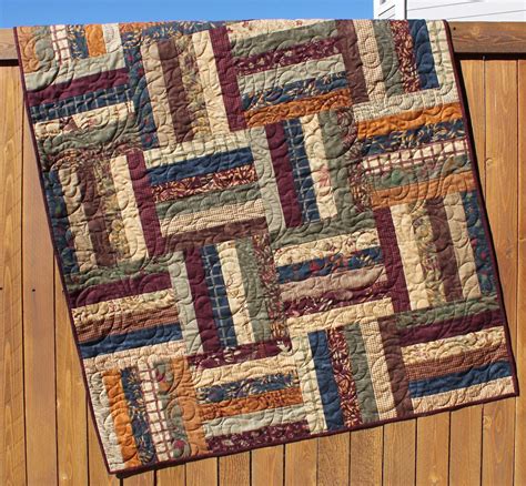 Big Fences Pattern Lap Quilt Pattern Beginner Quilt Pattern