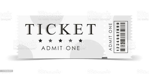 Ticket Design Ticket Design Template Vector Illustration Stock ...