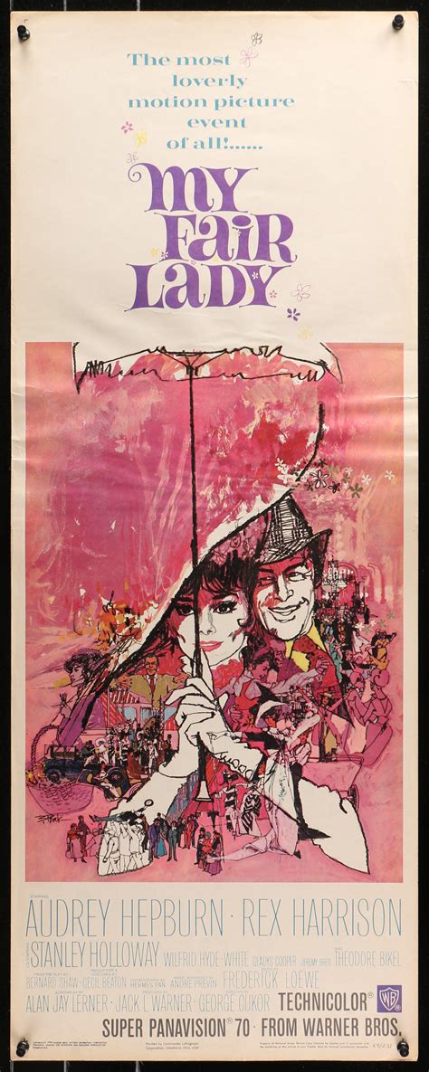 My Fair Lady Movie Poster | Insert (14x36) Original Vintage Movie Poster