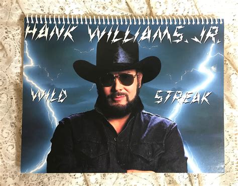 Hank Williams Jr. Album Cover Notebook