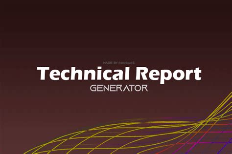 Github Sigbeltechnicalreportgenerator App For Making Technical