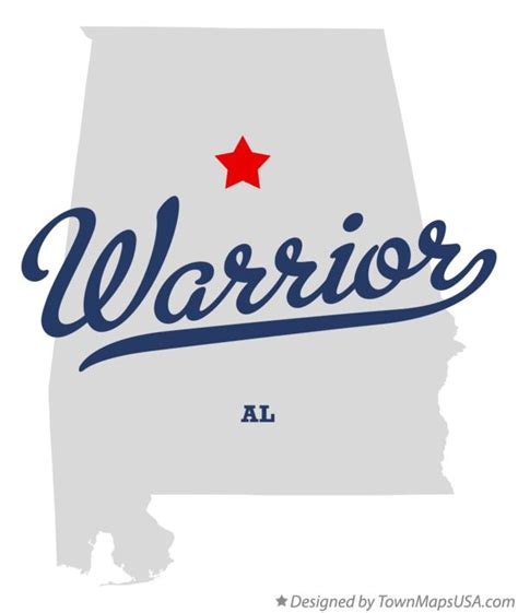 Map of Warrior, AL, Alabama