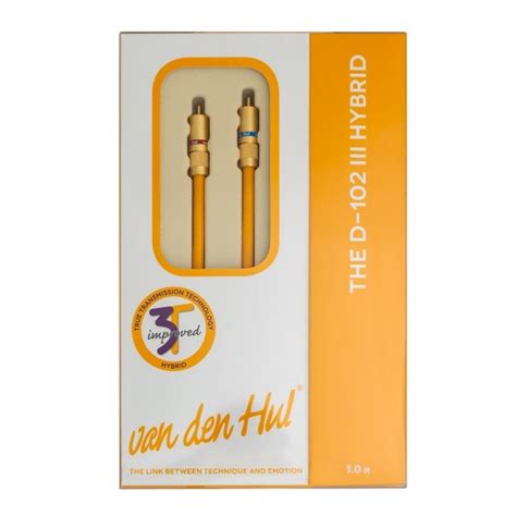 Van Den Hul The D102 MK III RCA RCA Interconnect Cables From Zouch