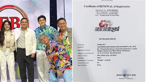 Publiko Eat Bulaga Trademark Hawak Pa Rin Ng Tape