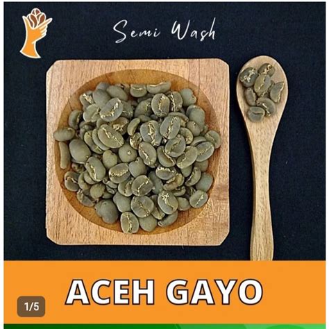 Jual Kopi Biji Arabika Aceh Gayo Semi Wash Grade Kg Shopee Indonesia