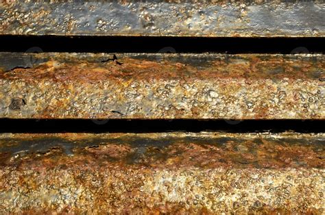 Painted Metal With Rust Stock Photo At Vecteezy