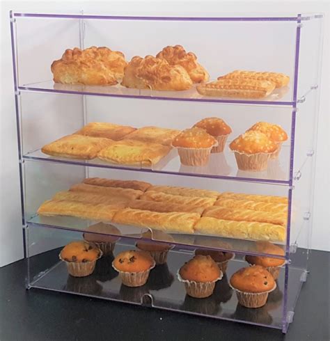 Large Clear Bakery Cake Display Cases