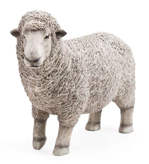 Grazing Sheep Lawn Statue Wind And Weather In 2020 Sheep Art Sheep