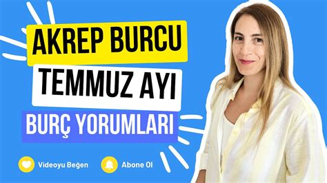 AKREP BURCU TEMMUZ AYI BURÇ YORUMLARI 2024 Kariyer Kariyer Kariyer